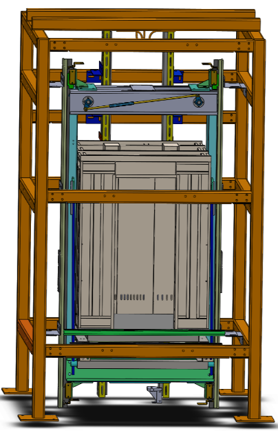 皇冠8xmaxYL-2190A型电梯井道设施安装实训考核装置